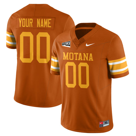 Montana Grizzlies Football 1995 Throwback Custom Jersey - All Stitched