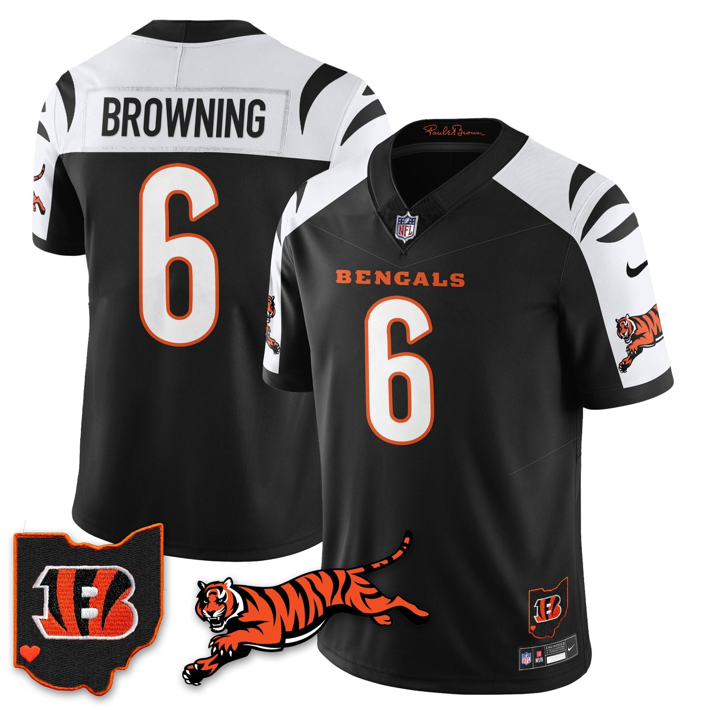 CIN Vapor F.U.S.E. Limited Jersey N1 - All Stitched