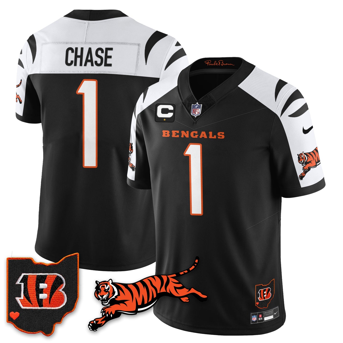 CIN Vapor F.U.S.E. Limited Jersey N1 - All Stitched