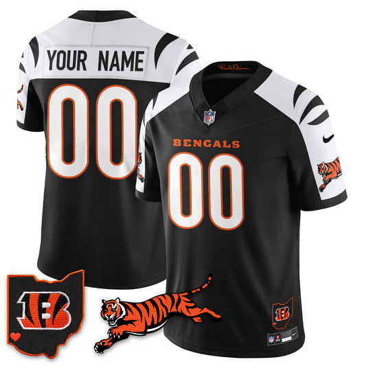 Cincinnati Bengals Vapor F.U.S.E. Limited Custom Jersey - All Stitched