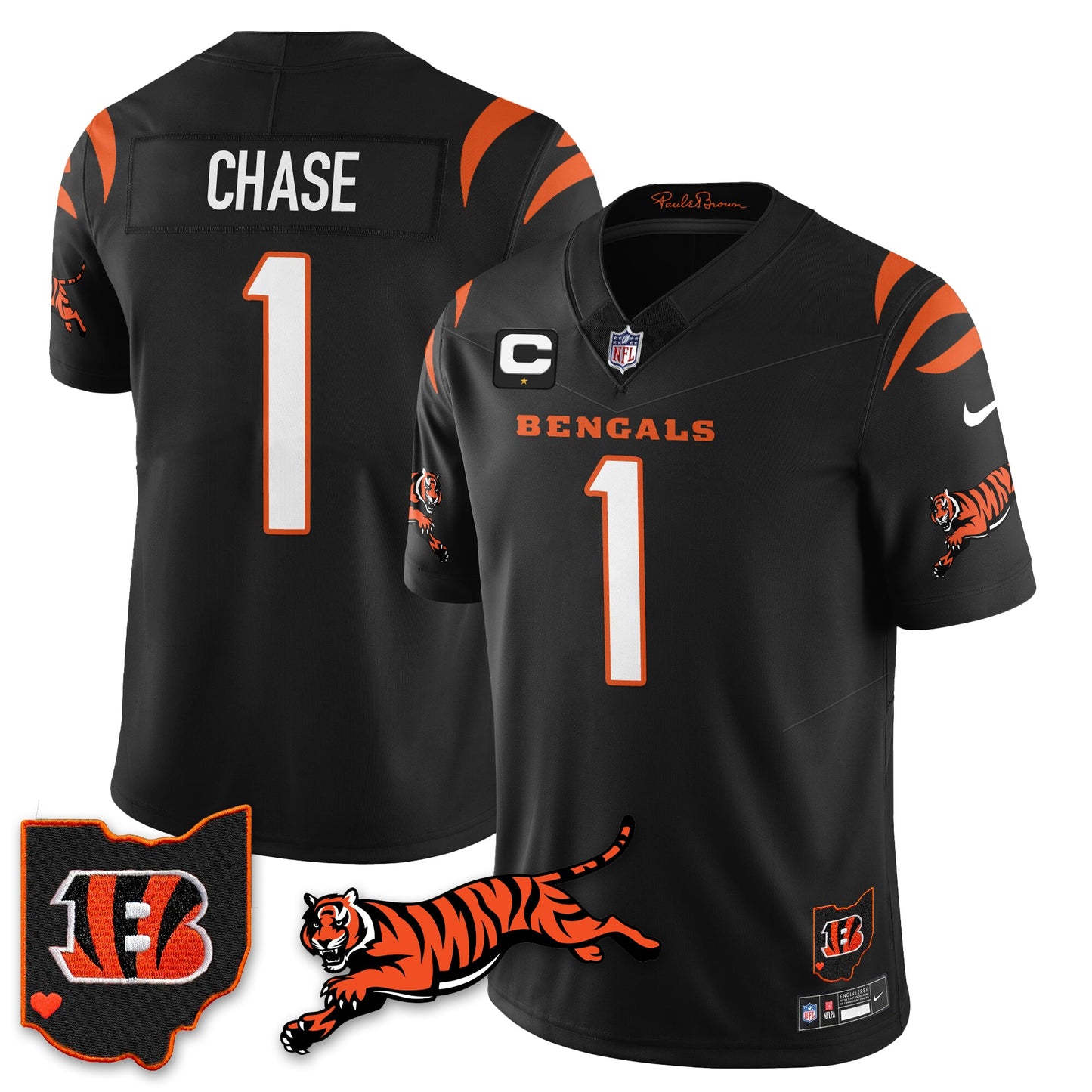 CIN Vapor F.U.S.E. Limited Jersey N1 - All Stitched