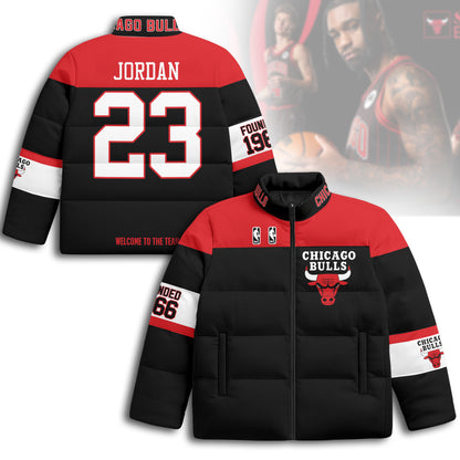 Chicago Bulls Unisex Puffer Jacket