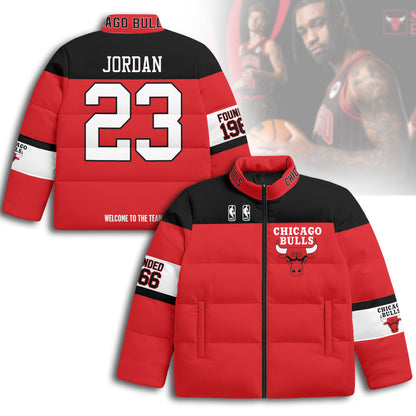Chicago Bulls Unisex Puffer Jacket