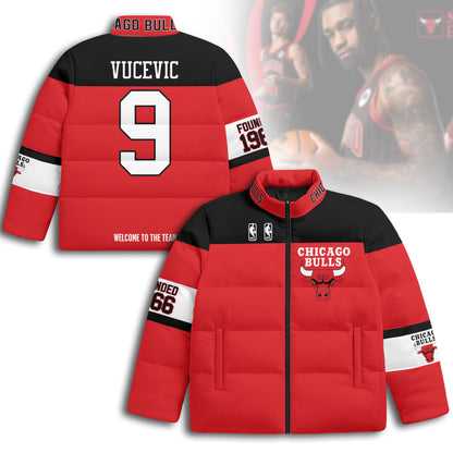 Chicago Bulls Unisex Puffer Jacket