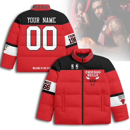 Chicago Bulls Unisex Puffer Jacket