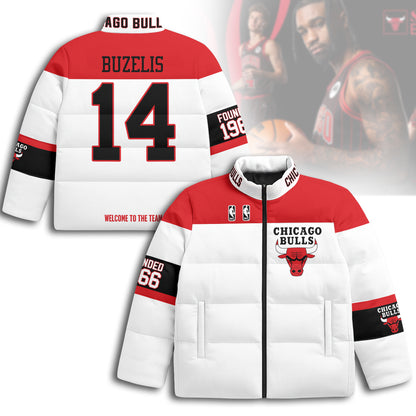 Chicago Bulls Unisex Puffer Jacket