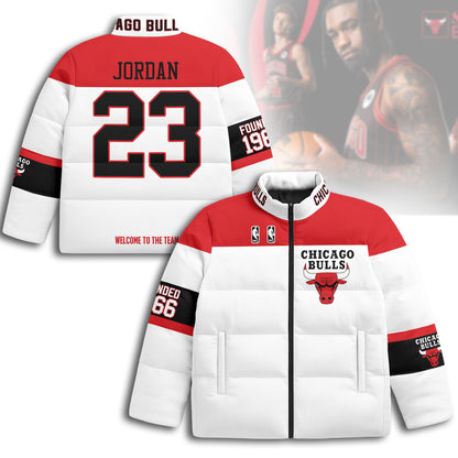 Chicago Bulls Unisex Puffer Jacket