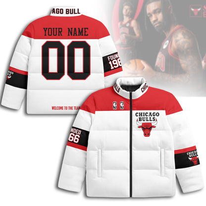 Chicago Bulls Unisex Puffer Jacket