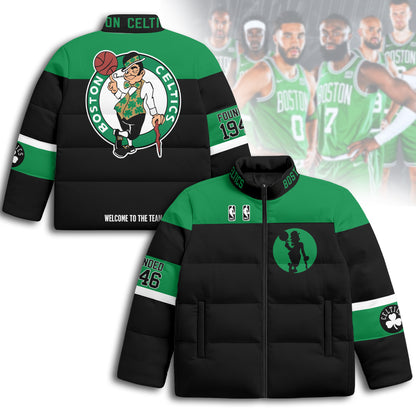 Boston Celtics Unisex Puffer Jacket