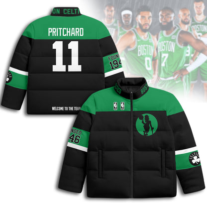 Boston Celtics Unisex Puffer Jacket