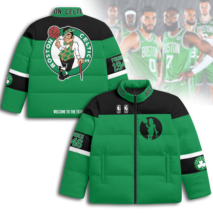 Boston Celtics Unisex Puffer Jacket