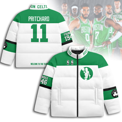 Boston Celtics Unisex Puffer Jacket