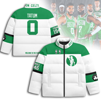 Boston Celtics Unisex Puffer Jacket