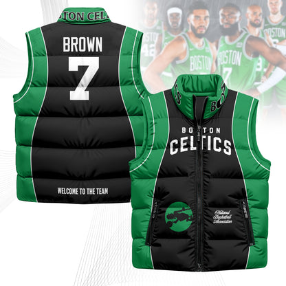 Boston Celtics Unisex Puffer Vest