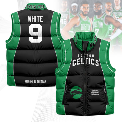 Boston Celtics Unisex Puffer Vest