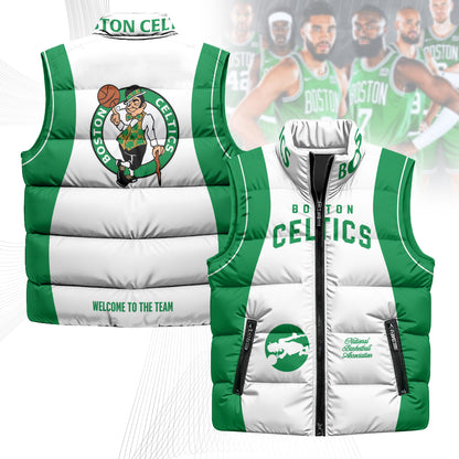 Boston Celtics Unisex Puffer Vest