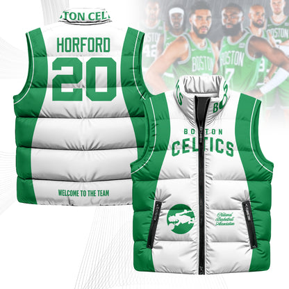 Boston Celtics Unisex Puffer Vest