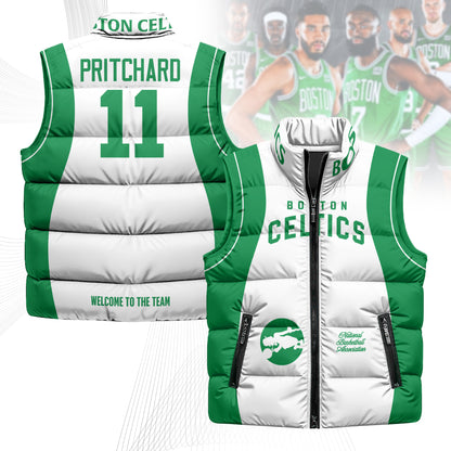Boston Celtics Unisex Puffer Vest
