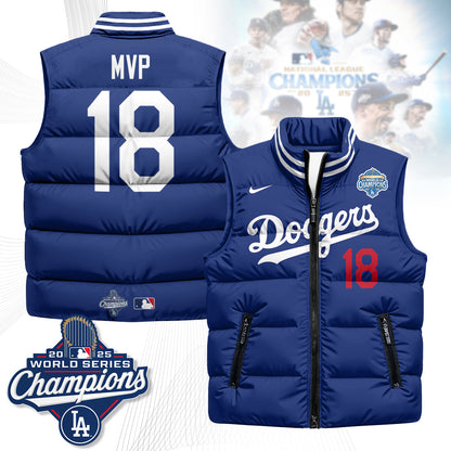 LAD 2025 Back To Back Champions Puffer Vest