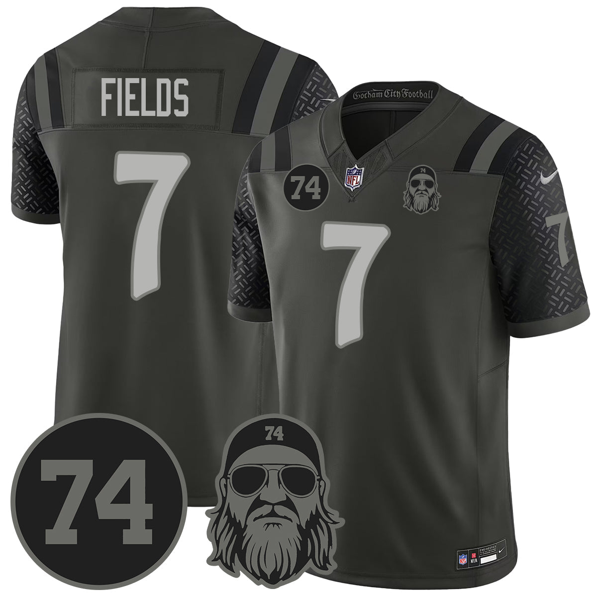 NYJ Vapor Limited Jersey - Nick Mangold Patch - All Stitched