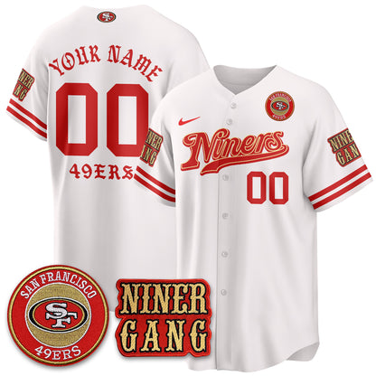 SF Born x Raised Baseball Custom Jersey - All Stitched