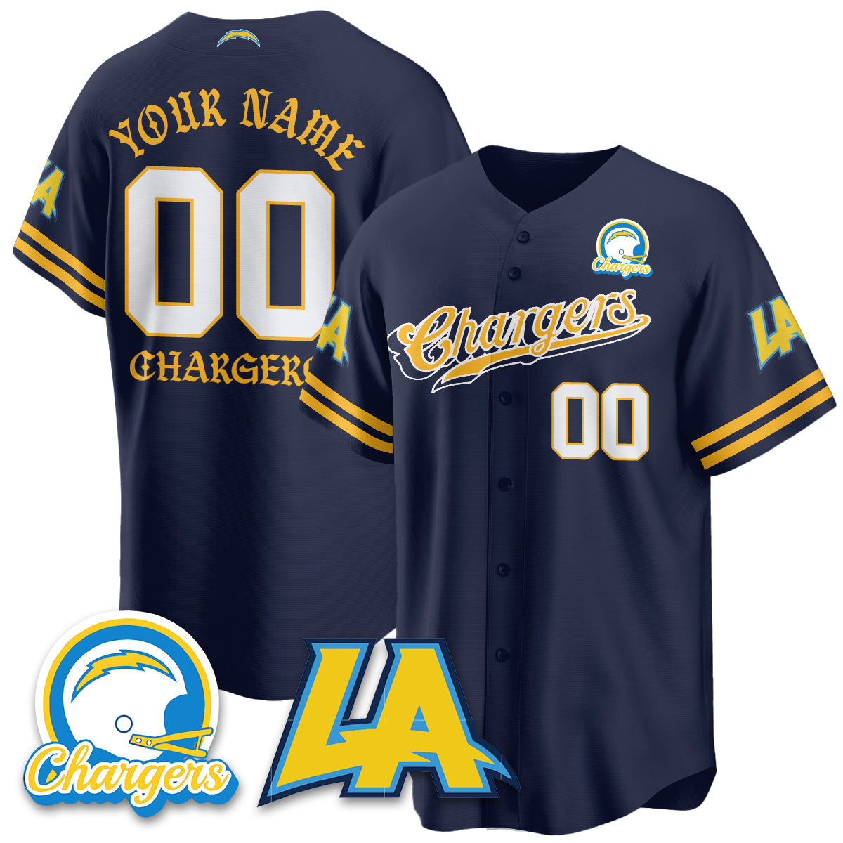 LVG Born x Raised Baseball Custom Jersey - All Stitched