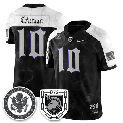 Army Black Knights Vapor Limited Jersey - 250 Years of Service and Sacrifice - All Stitched