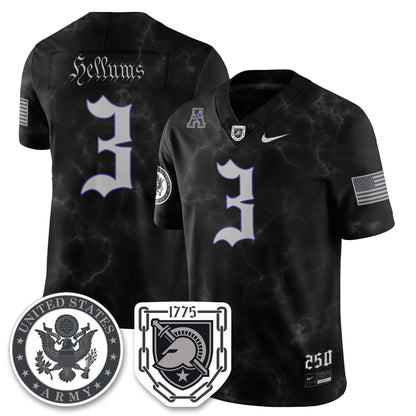 Army Black Knights Vapor Limited Jersey - 250 Years of Service and Sacrifice - All Stitched