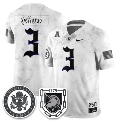 Army Black Knights Vapor Limited Jersey - 250 Years of Service and Sacrifice - All Stitched