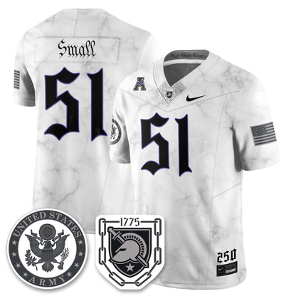 Army Black Knights Vapor Limited Jersey - 250 Years of Service and Sacrifice - All Stitched