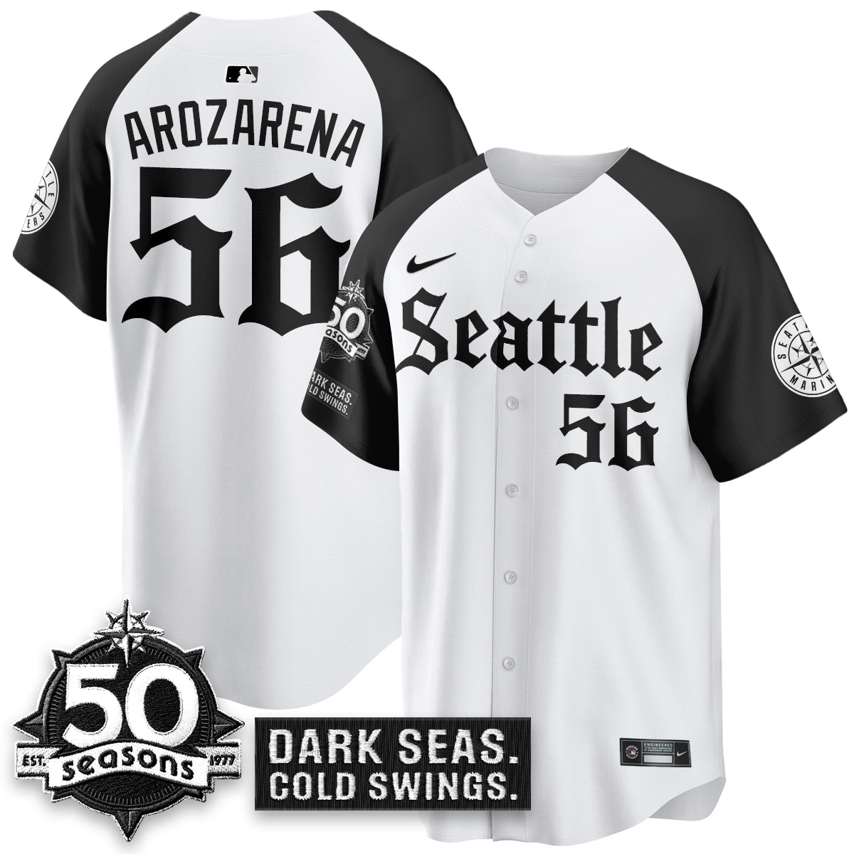 SEA 'Gothic Edition' Vapor Premier Limited Jersey - 50th Anniversary - All Stitched