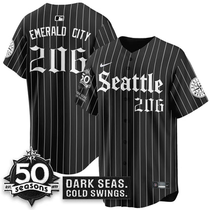 SEA 'Gothic Edition' Vapor Premier Limited Jersey - 50th Anniversary - All Stitched
