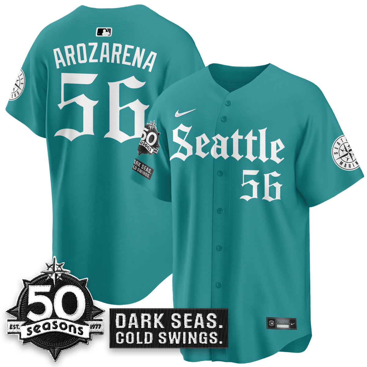 SEA 'Gothic Edition' Vapor Premier Limited Jersey - 50th Anniversary - All Stitched