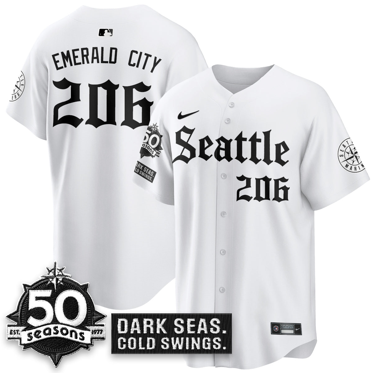 SEA 'Gothic Edition' Vapor Premier Limited Jersey - 50th Anniversary - All Stitched