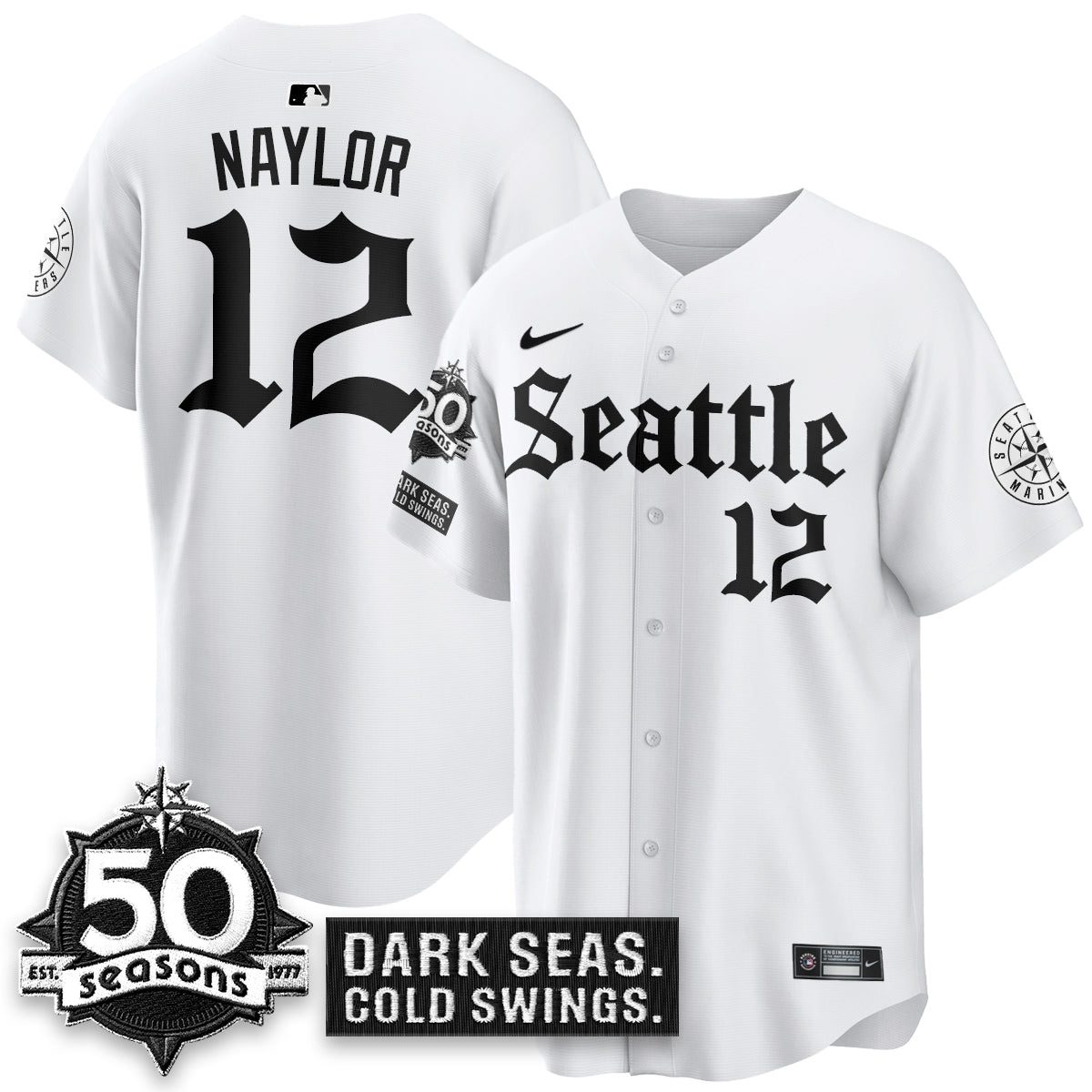 SEA 'Gothic Edition' Vapor Premier Limited Jersey - 50th Anniversary - All Stitched