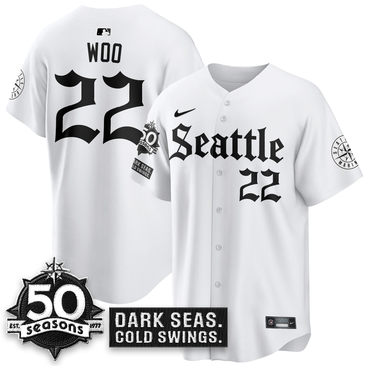 SEA 'Gothic Edition' Vapor Premier Limited Jersey - 50th Anniversary - All Stitched