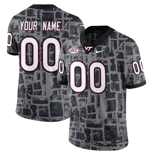 Virginia Tech Football Vapor Limited Custom Jersey - All Stitched