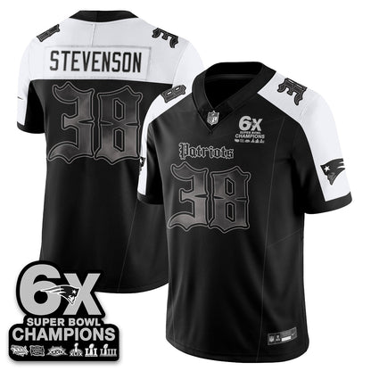 NE 'Dark Gothic' Vapor Limited Jersey - 6-Time Champions - All Stitched