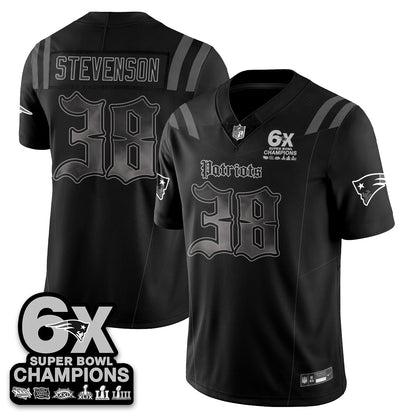 NE 'Dark Gothic' Vapor Limited Jersey - 6-Time Champions - All Stitched