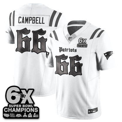 NE 'Dark Gothic' Vapor Limited Jersey - 6-Time Champions - All Stitched
