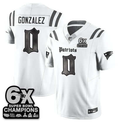 NE 'Dark Gothic' Vapor Limited Jersey - 6-Time Champions - All Stitched