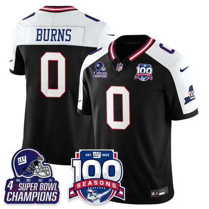 NYG 4-Time Champions Vapor Limited Jersey- 100th Season - All Stitched