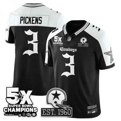 DAL 'Gothic 5-Time Champions Edition' Vapor Limited Jersey - All Stitched