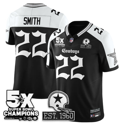 DAL 'Gothic 5-Time Champions Edition' Vapor Limited Jersey - All Stitched