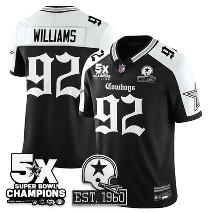 DAL 'Gothic 5-Time Champions Edition' Vapor Limited Jersey - All Stitched