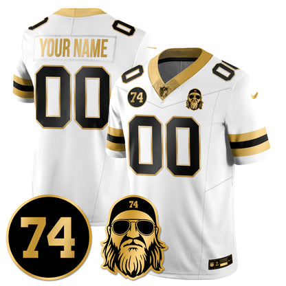 NYJ Vapor Limited Custom Jersey - Nick Mangold Patch - All Stitched