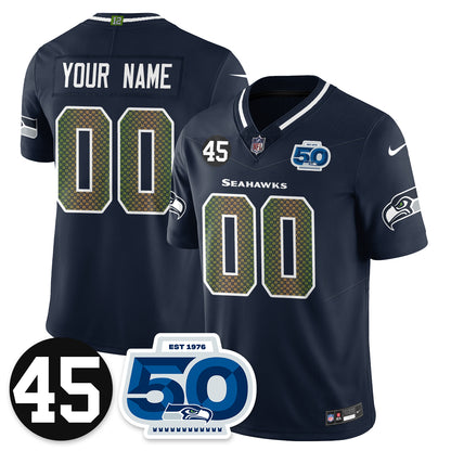 Seattle Seahawks Vapor Limited Jersey - Honor Kenny Easley - All Stitched