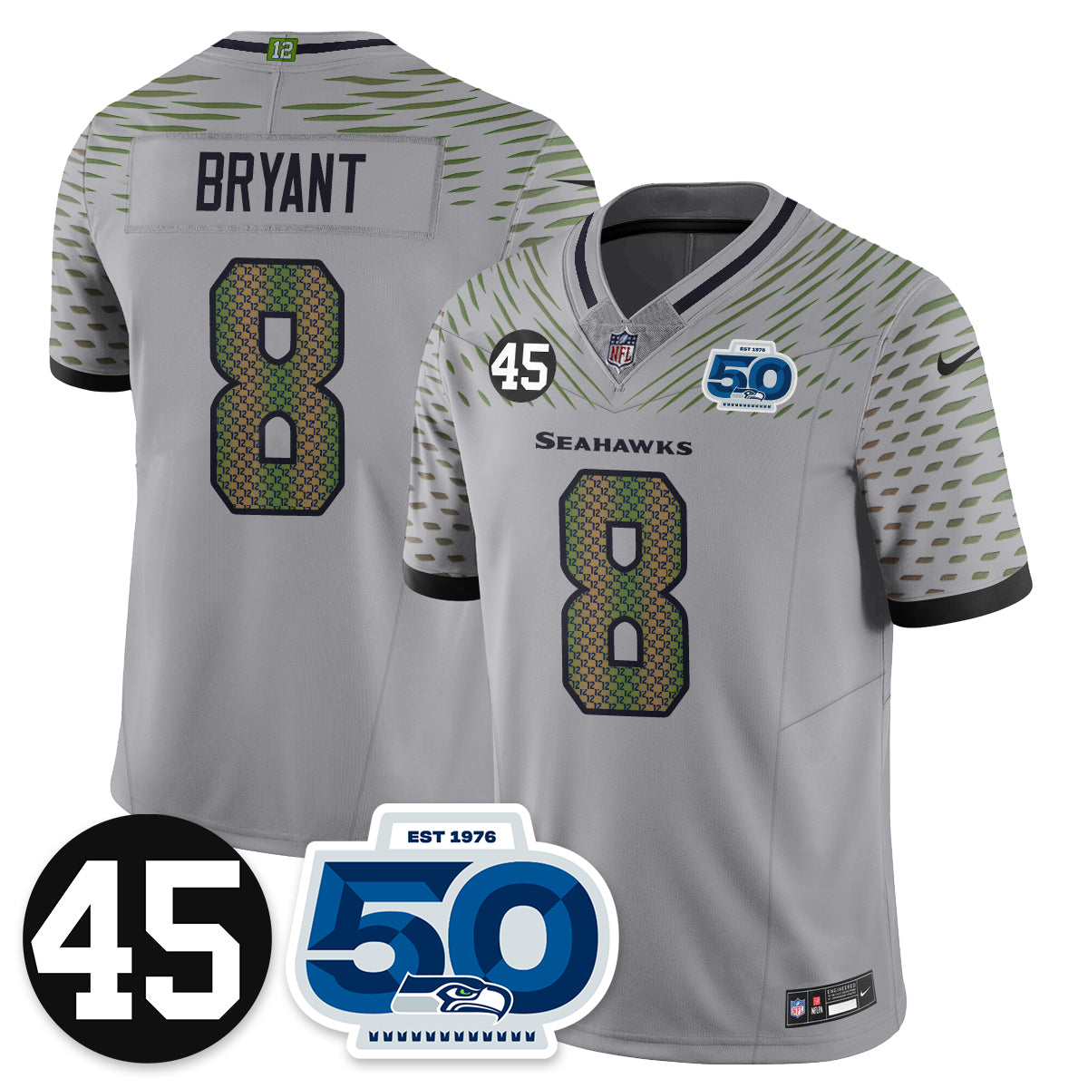 Seattle Seahawks Vapor Limited Jersey - Honor Kenny Easley - All Stitched