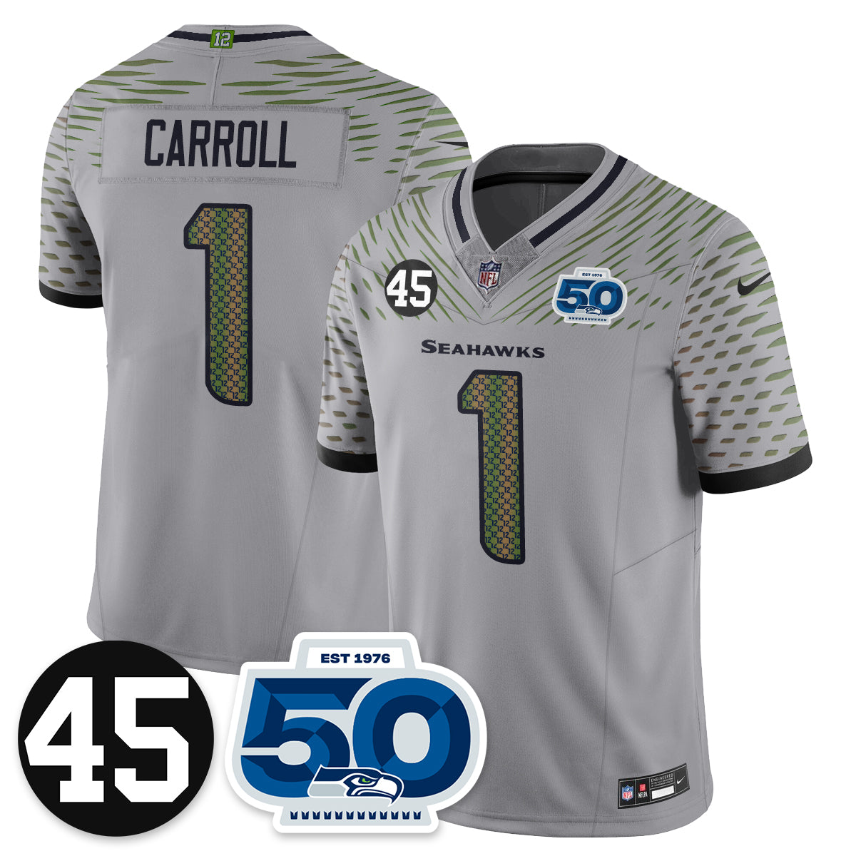 Seattle Seahawks Vapor Limited Jersey - Honor Kenny Easley - All Stitched