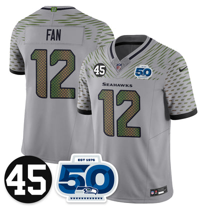 Seattle Seahawks Vapor Limited Jersey - Honor Kenny Easley - All Stitched